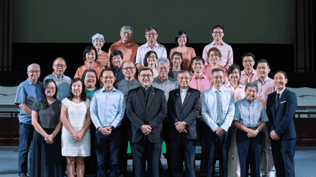 Dedicated church leaders and congregation members at Fairfield Methodist Church, Singapore.